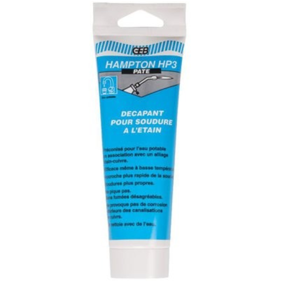 Pâte décapante pour soudure  "Hampton hp3" de 150ml-Lire la description