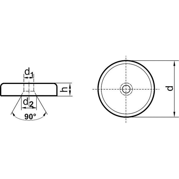 NdFeB-Flachgreif. m.Bohr.40 x 8,0mm Beloh NdFeB-Flachgreif. m.Bohr.40 x 8,0mm Beloh-Beschreibung lesen