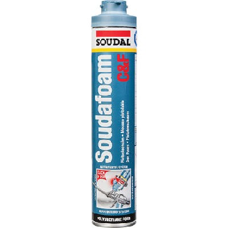 Mousse PU pistolable, soudafoam CLICK & FIX-Lire la description