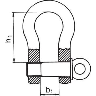 Hochfeste Schäkel geschw.verg.Stahl 5,0mm-3/16"-Beschreibung lesen
