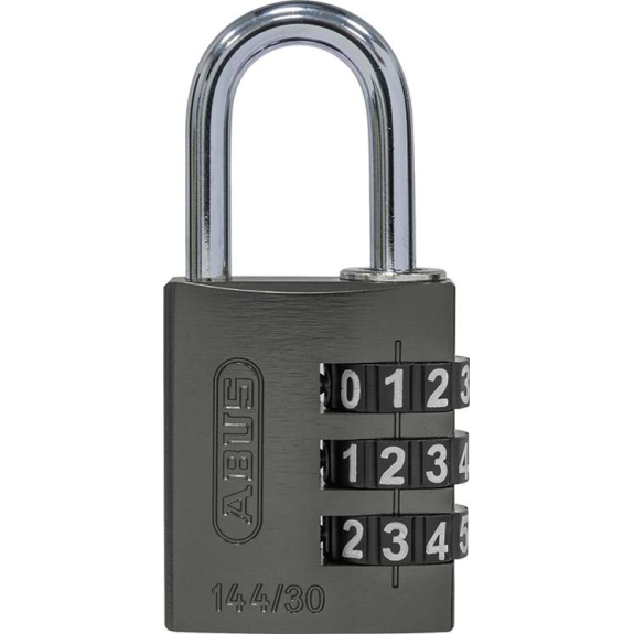 Zahlen-Hangschloss 144/30 titanium Lock-Tag Zahlen-Hangschloss 144/30 titanium Lock-Tag-Beschreibung lesen