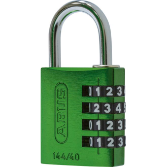 Zahlen-Hangschloss 144/40 grün Lock-Tag-Beschreibung lesen