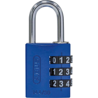 Zahlen-Hangschloss 144/30 blau Lock-Tag-Beschreibung lesen
