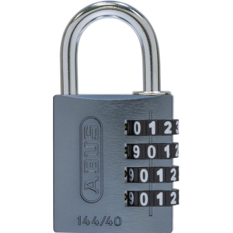 Zahlen-Hangschloss 144/40 titanium Lock-Tag-Beschreibung lesen
