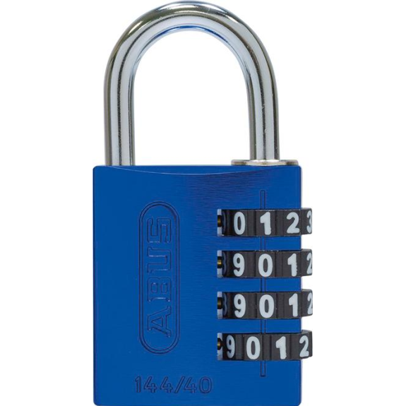 Zahlen-Hangschloss 144/40 blau Lock-Tag Zahlen-Hangschloss 144/40 blau Lock-Tag-Beschreibung lesen