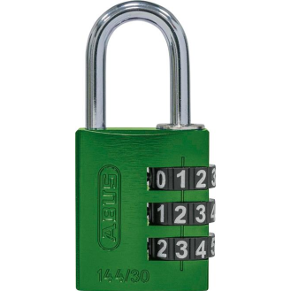Zahlen-Hangschloss 144/30 grün Lock-Tag-Beschreibung lesen