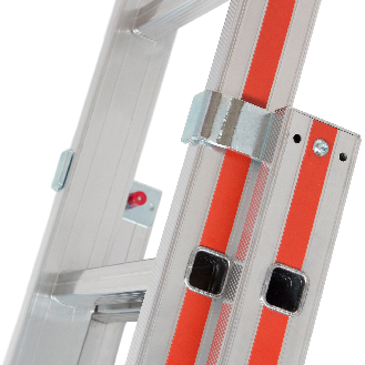 Schiebeleiter aus Aluminium 2x10 Sprossen-Beschreibung lesen