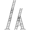 Mehrzweckleiter 3-teilig 3x8 Sprossen AH 5,79m