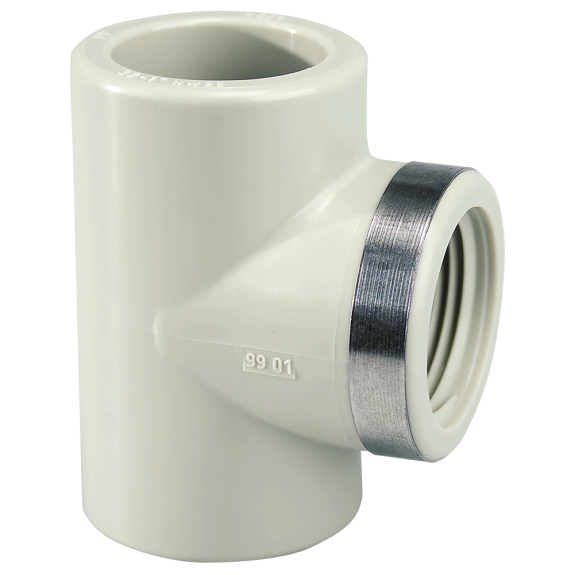 Té 90° égal RP PP-H PN10 d20-1/2"-Lire la description
