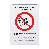 Panneau interdiction de fumer et de vapoter