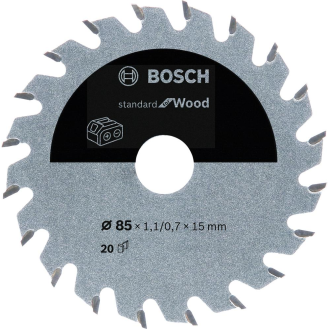 HM-Kreissägeblatt 85x1,1/0,7x15 20Z  VE à 1 Stück Standard Wood f Akkusägen-Beschreibung lesen