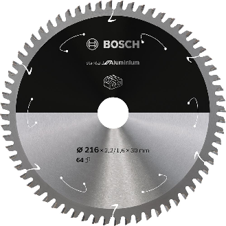 HM-Kreissägeblatt 216x2,2/1,6x30 64Z  VE à 1 Stück Expert for Aluminium-Beschreibung lesen