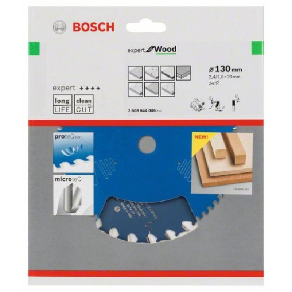 HM Kreissägeblatt 130x2,4x20mm Z24 W  Expert Wood-Beschreibung lesen