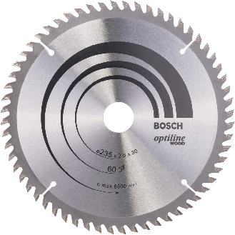 HM-Kreissägeblatt 235x2,8/1,8x30 60Z WZ BosVE à 1 Stück Optiline Wood-Beschreibung lesen