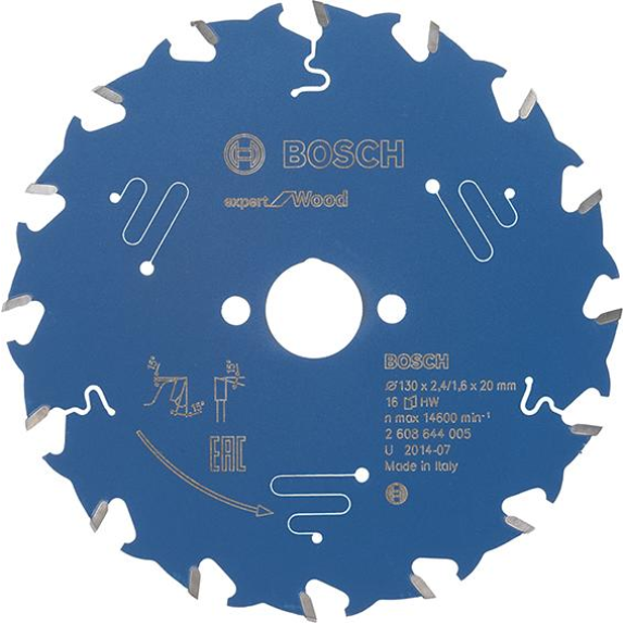 HM Circular Saw Blade 130x2.4x20mm Z16 W Wood Expert-Leggi tutto