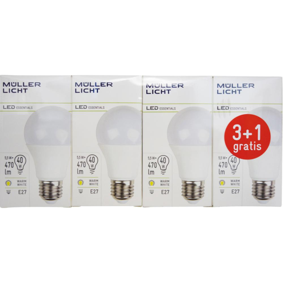 4x LED Birne 5,5W E27 470lm-Beschreibung lesen