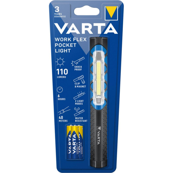 Taschenlampe Work Light Multi LED VARTA-Beschreibung lesen