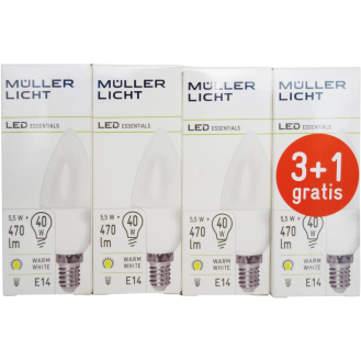 4x LED Kerze 5,5W E14 470lm-Beschreibung lesen
