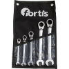 Maulschl.Satz mit Ringr. 5tlg.umsch.8-19mm FORTIS