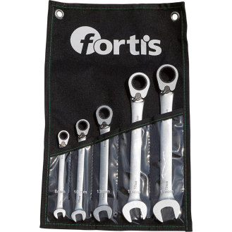 Maulschl.Satz mit Ringr. 5tlg.umsch.8-19mm FORTIS-Beschreibung lesen