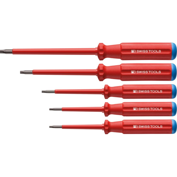 Schraubendreher-Satz VDE 5-teilig Torx im Karton Classic PB Swiss Tools-Beschreibung lesen