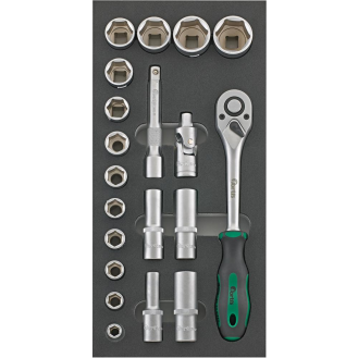 Werkzeugmodul 1/3 Steckschl. 1/2" FORTIS-Beschreibung lesen