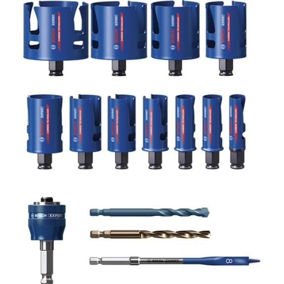 Lochsägen-Set EXPERT Universal 20-76 mm Bosch 15-teilig ConstructionMaterial Lochsägen-Set EXPERT Universal 20-76 mm Bosch 15-teilig ConstructionMaterial-Beschreibung lesen
