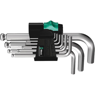 Juego de llaves acodadas s cromado mate 950/9 Hex-Plus 3 --Leer más