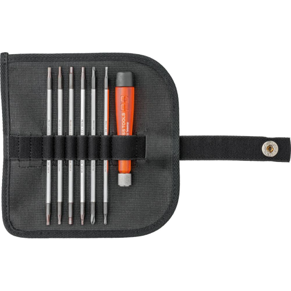 Elektronik- Wechselklingen-Satz 7-teilig in Rolltasche-Beschreibung lesen