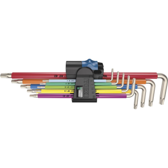 Juego de llaves acodadasacero inox 3967/9 TORX SXL Multicolour HF Stainless 1 --Leer más