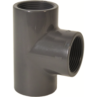 Té 90° égal PVC-U PN10 3/8"-Lire la description