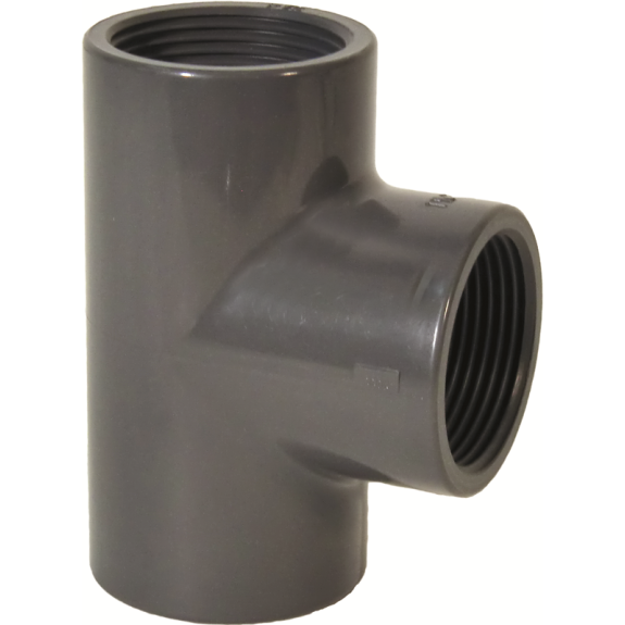 Té 90° égal PVC-U PN10 3/8"-Lire la description