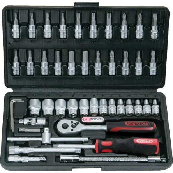 Steckschlüssel-Satz 1/4" 46-teilig KS Tools-Beschreibung lesen