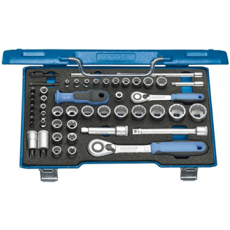Steckschlüssel-Grt. 1/4" und 3/8" D30 TX20U-20 50-teilig Gedore-Beschreibung lesen