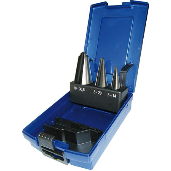 Satz von Stufenbohrern HSS 3-30,5 mm-Beschreibung lesen