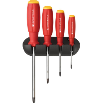Schraubendreher-Satz 4-teilig PH im Wandhalter SwissGrip PB Swiss Tools-Beschreibung lesen