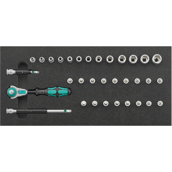 Werkzeugmodul 1/3 Steckschlüssel 1/4" Zyklop und Haltefunktion Wera-Beschreibung lesen