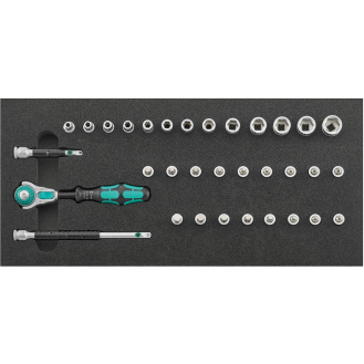 Werkzeugmodul 1/3 Steckschlüssel 1/4" Zyklop und Haltefunktion Wera-Beschreibung lesen