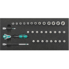 Werkzeugmodul 1/3 Steckschlüssel 1/4" Zyklop und Haltefunktion Wera