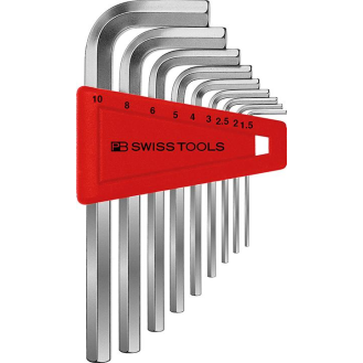 Winkelschraubendreher- Satz im Kunststoffhalter 9-teilig 1,5-10mm PB Swiss Tools-Beschreibung lesen