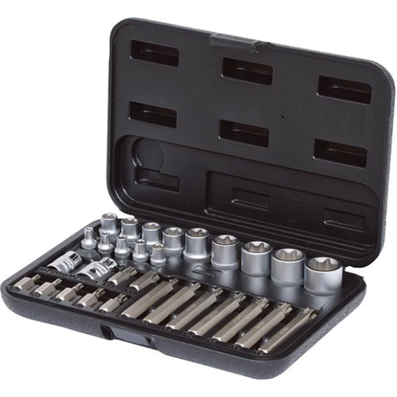 Steckschlüssel-Bit-Satz 1/4"+3/8"+1/2" 30-teilig KS Tools-Beschreibung lesen