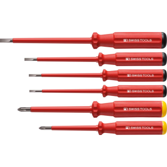 Schraubendreher-Satz VDE 6-teilig Schlitz/PH im Karton Classic PB Swiss Tools-Beschreibung lesen