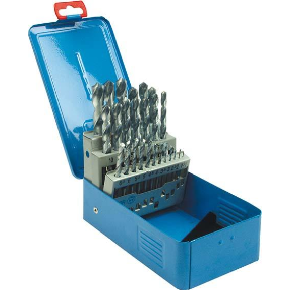 Drillage en spirale HSS-G dans la cassette en plastique 19 PCS.-Leggi tutto