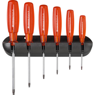 Schraubendreher-Satz 6-teilig Torx im Wandhalter Multicraft PB Swiss Tools-Beschreibung lesen