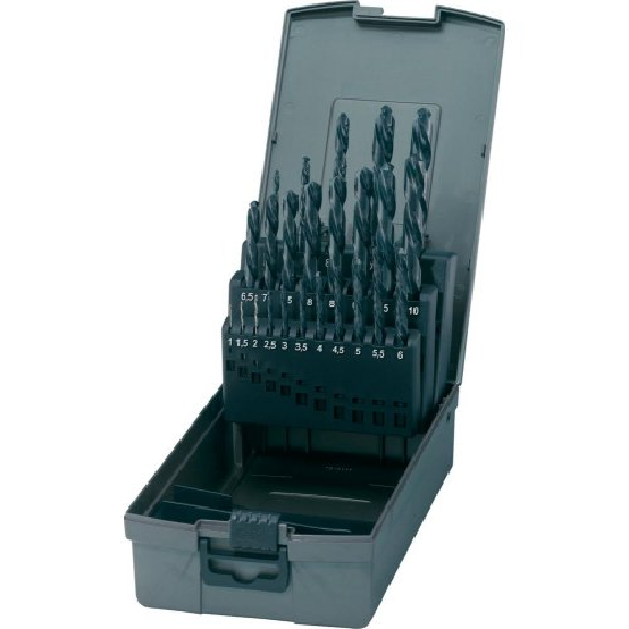 Spiralbohrer-Set DIN338 HSS geschliffen Typ N 1-5,9mm GÜHRING Spiralbohrer-Set DIN338 HSS geschliffen Typ N 1-5,9mm GÜHRING-Beschreibung lesen