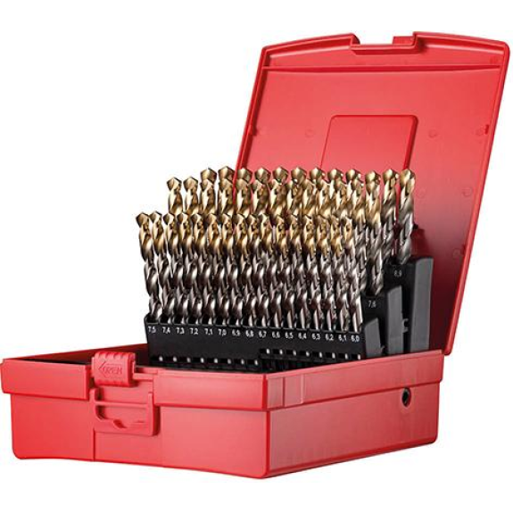 A095203 Remplacement de forage en spirale A095 DIN 338 Type N Nominal Ø 6-10x0,1 mm HSS 41 TEI-Leggi tutto