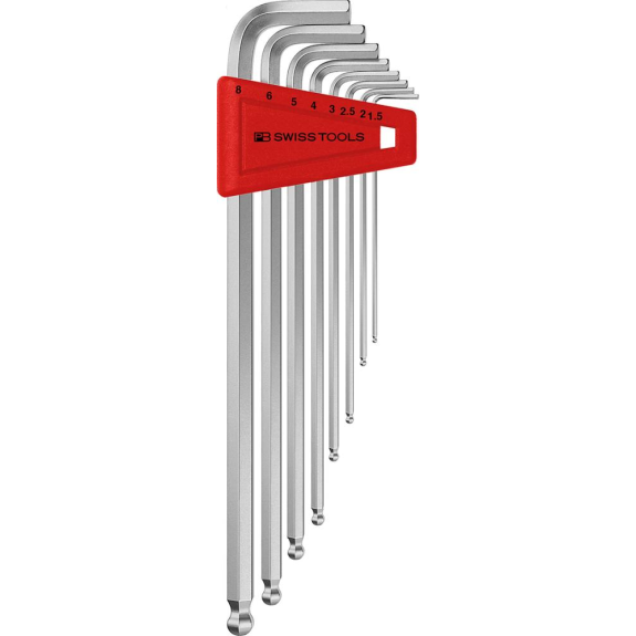 Winkelschraubendreher- Satz im Kunststoffhalter 8-teilig 1,5-8mm lang Kugelkopf PB Swiss Tools Winkelschraubendreher- Satz im Kunststoffhalter 8-teilig 1,5-8mm lang Kugelkopf PB Swiss Tools-Beschreibung lesen