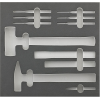 Werkzeugmodul 2/3 leer Hammer und Meissel FORTIS