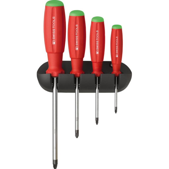 Schraubendreher-Satz 4-teilig PZ im Wandhalter SwissGrip PB Swiss Tools Schraubendreher-Satz 4-teilig PZ im Wandhalter SwissGrip PB Swiss Tools-Beschreibung lesen