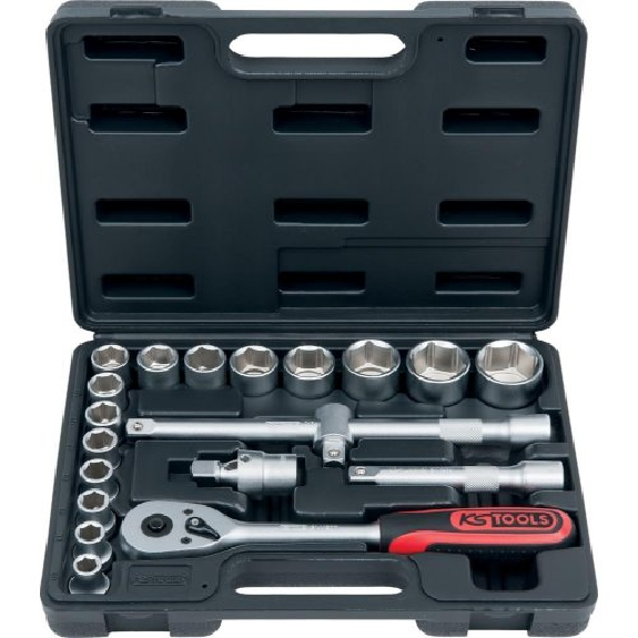 Steckschlüssel-Satz 1/2" 20-teilig KS Tools Steckschlüssel-Satz 1/2" 20-teilig KS Tools-Beschreibung lesen